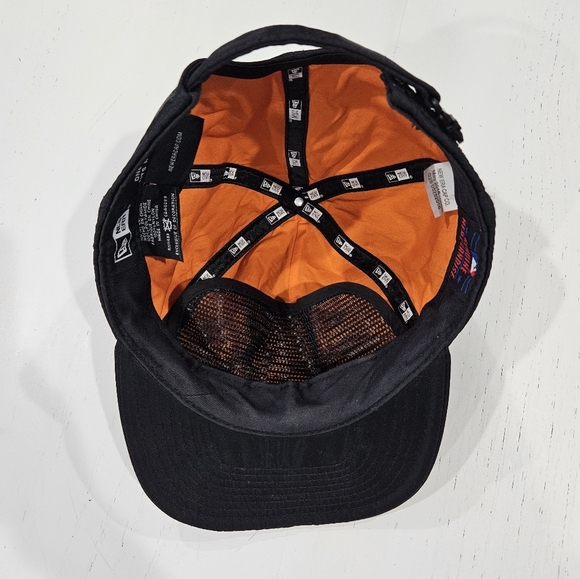 New Era Blacked Out Nylon Los Angeles Angels Baseball Hat. W /Adj Strap - Picture 3 of 6